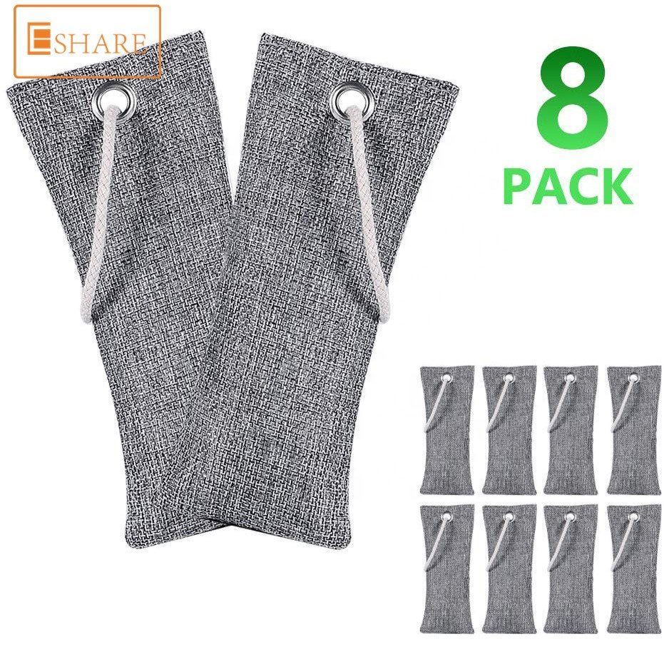 New air purifying bag breathe bamboo charcoal bag natural deodorant pack shoe deodorizer bag