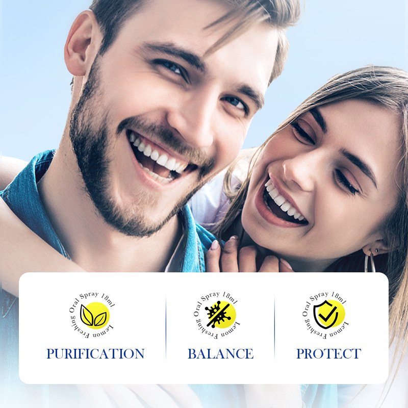 Hot sale convenient to carry with you fresh and eliminate bad breath freshener non-alcohol lemon fresh breath spray