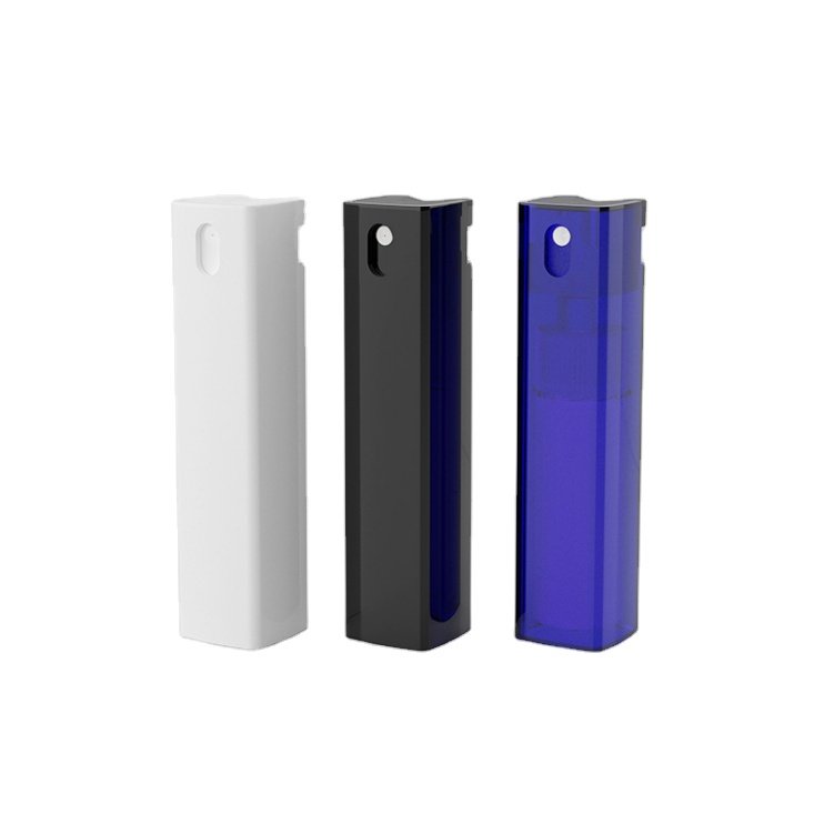 2023 10ml plastic oral freshener square spray bottle brown glass essential oil bottle fresh breath travel spray bottle