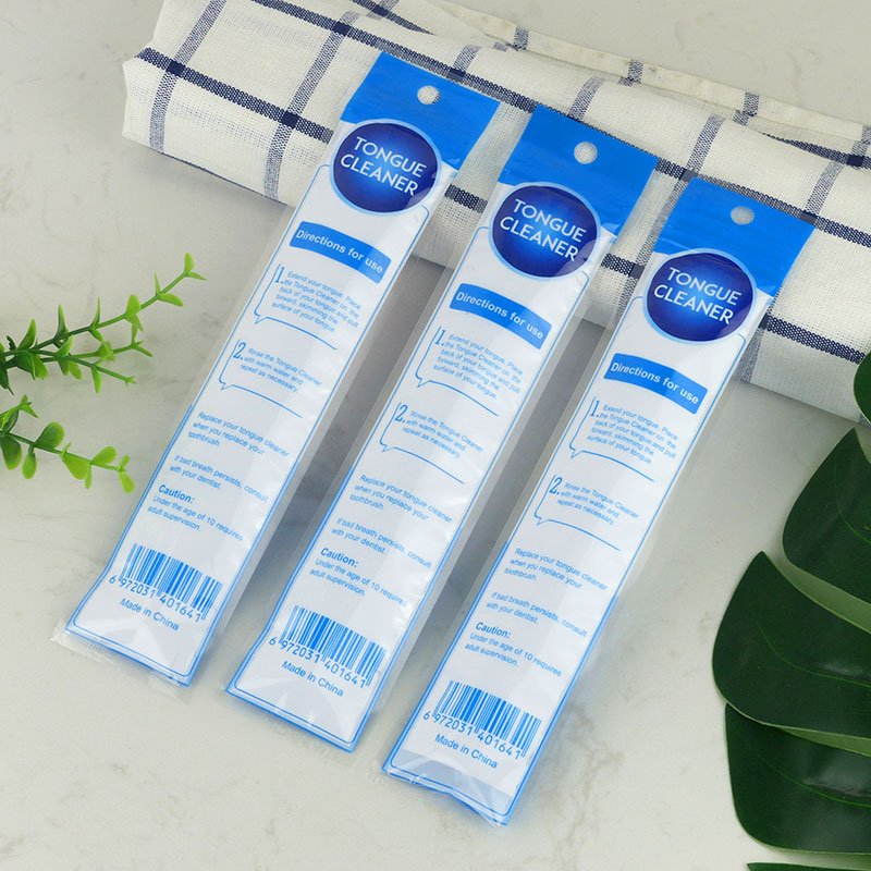 High Quality Bulk Private Label Colorful Silicone Plastic Tongue Scraper Cleaners For Eliminate Bad breath