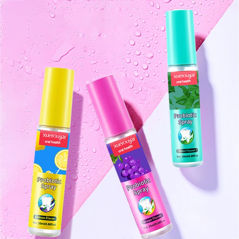 OEM Wholesale Oral Spray Fresheners Breath Removal Bad Breath Mouth Spray For Bad Breath Oral Mouthwash Spray Probiotic