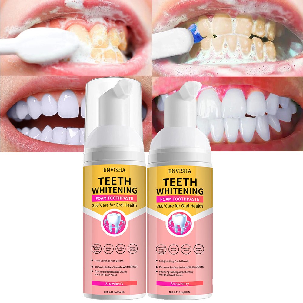 OEM ODM Daily Oral Care Tooth Stain Removal Foam Teeth Colour Correcting Whitening Mousse Toothpaste