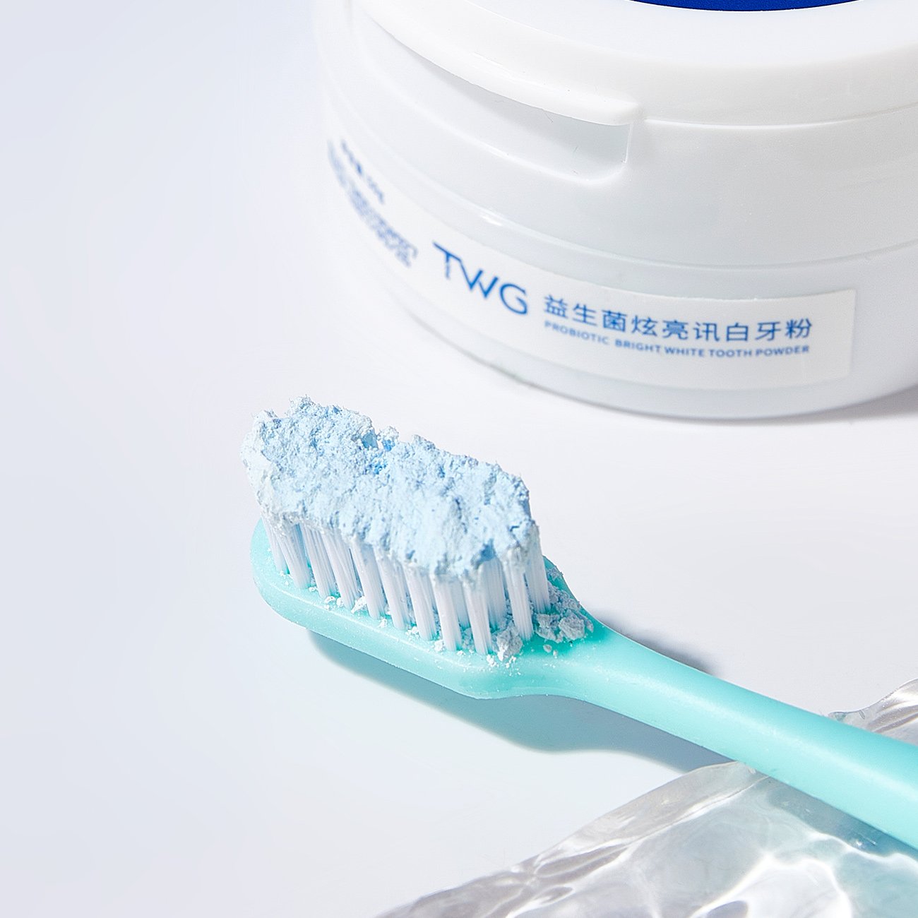 Wholesale RTS TWG Teeth Whitening Powder Mint Extract Breath Fresheners Oral Cleansing Whitening Teeth Powder