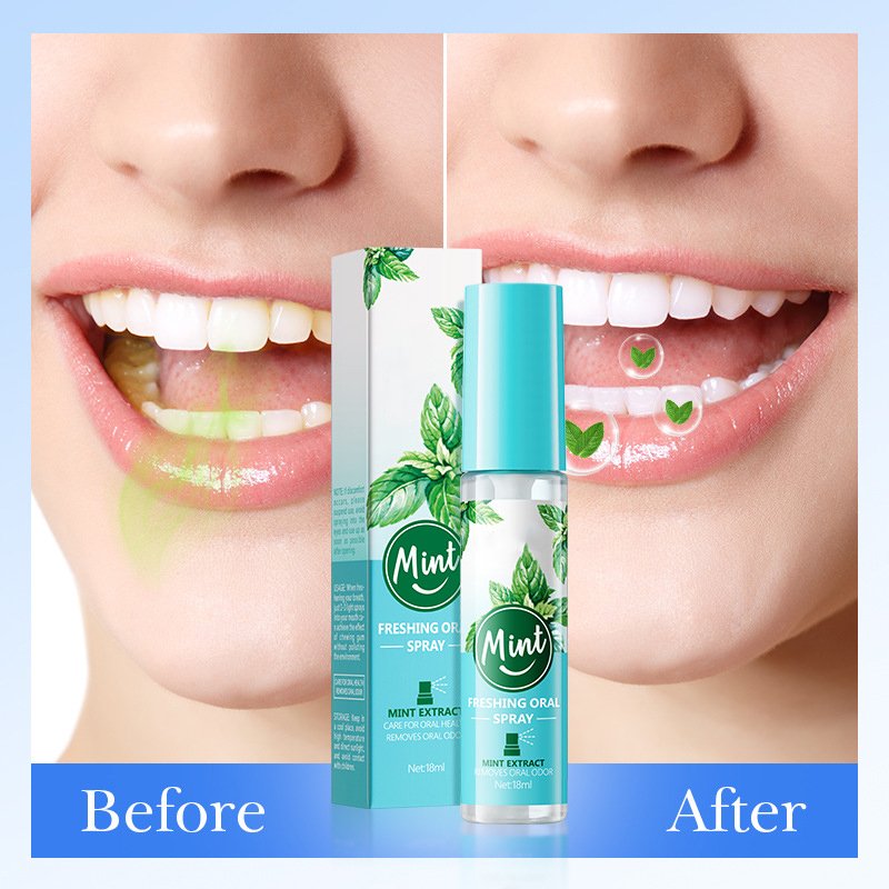 Oral Spray Fresheners Breath Removal Bad Breath Mouth Natural Fruit Flavor Mouth Spray