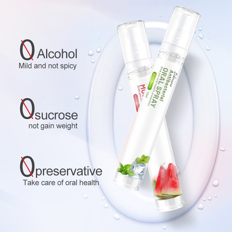 Private Label Breath Freshening Spray For Bad Breath Teeth Whitening Oral Care MouthWash Spray