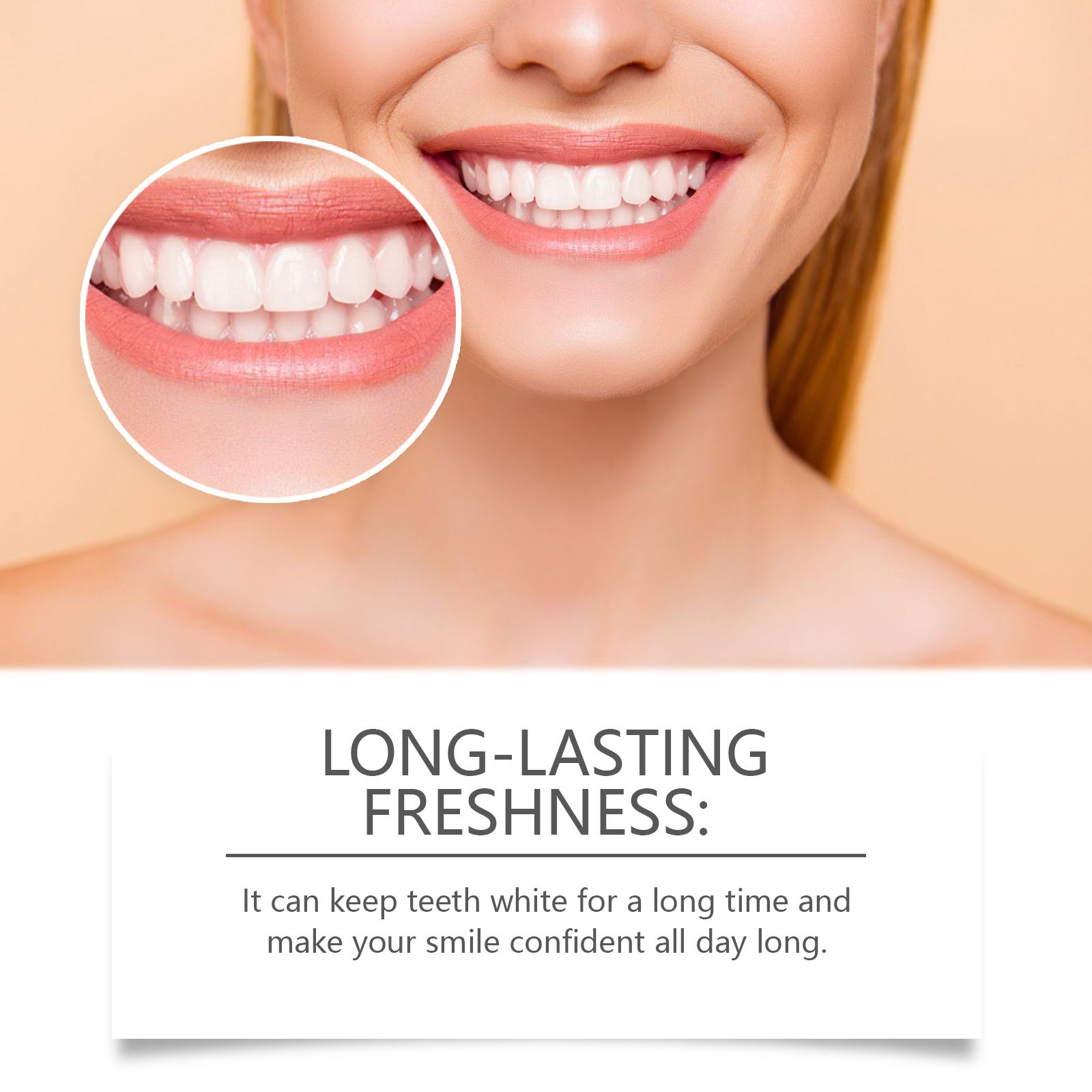Oralhoe Mint-flavored Teeth Whitening Pen 3ml Home Use Teeth Brightening Care with Fresh Breath Effects Dental Whitening Pen