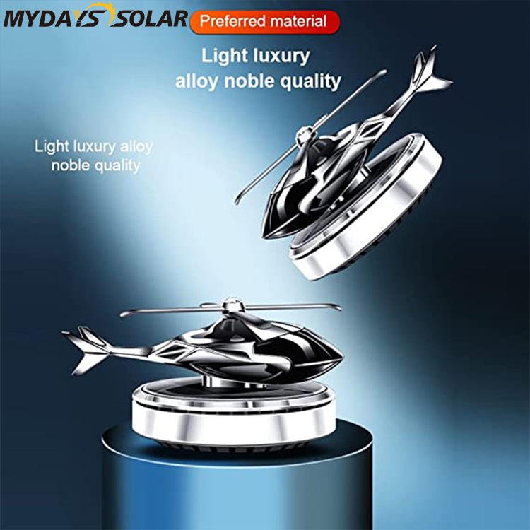 Mydays Tech Long Lasting Fragrant Anxiety Relief Purify Odour Breathing Solar Powered Essential Oils Diffuser for Car Home RV