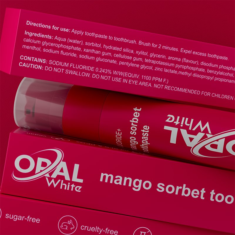 Professional Hot Selling Freshen Your Mouth Travel Friendly Teeth Whitening Fruit Toothpaste Wholesale