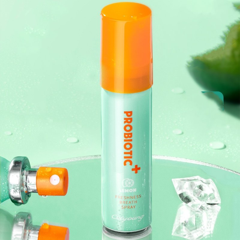 best mint probiotic bottle oral mouth spray for bad breath freshening perfume before kiss lemon OEM/ODM portable