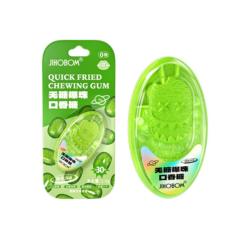 Breath Freshening Capsules popping bead candy menthol mint fruit flavor capsule chewing gum