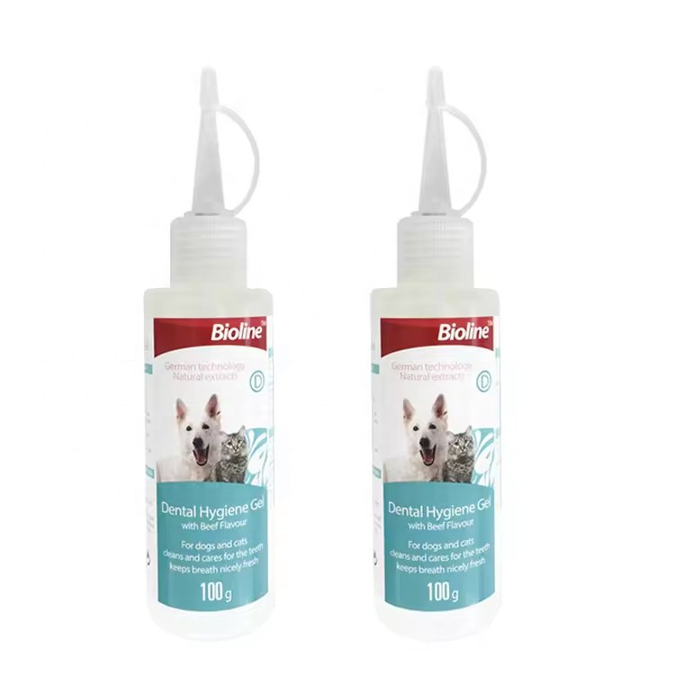Dental Hygiene Gel For Cats Dogs Fresh Breath Freshener Beef Flavor Stains Clean Teeth Gel To Remove Bad Breath Care