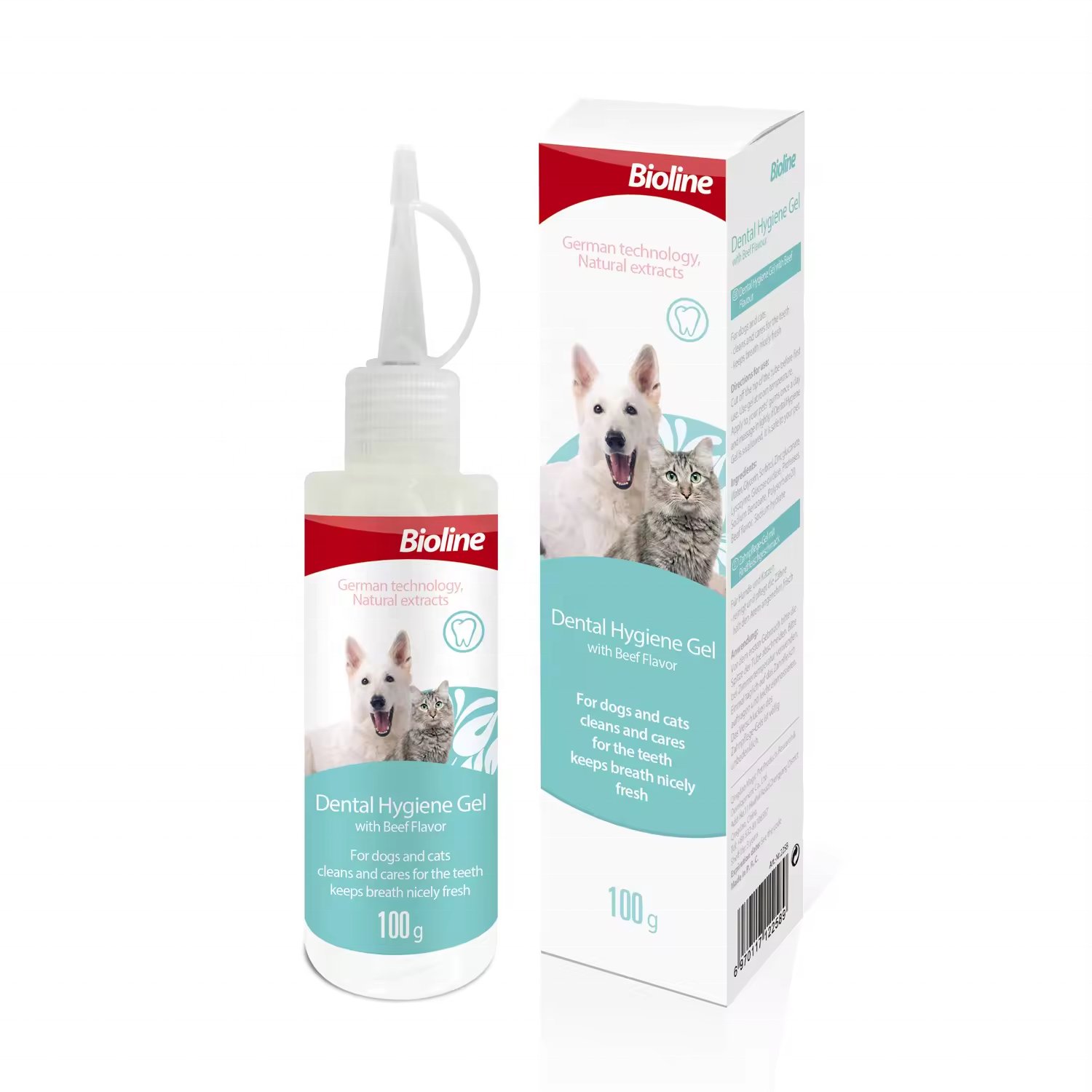 Dental Hygiene Gel For Cats Dogs Fresh Breath Freshener Beef Flavor Stains Clean Teeth Gel To Remove Bad Breath Care