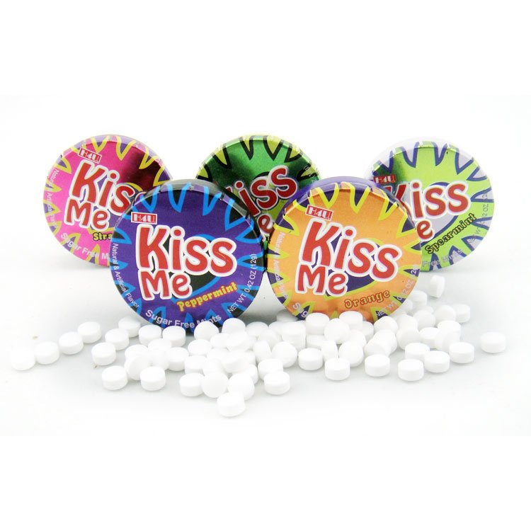 Factory Customized Fresh Fruit Flavor Tablet Confectionery Sugar Free Mint Mouth Freshener Candy