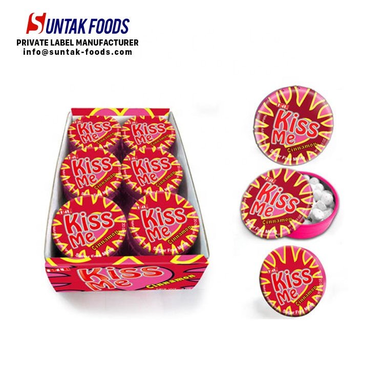 Factory Customized Fresh Fruit Flavor Tablet Confectionery Sugar Free Mint Mouth Freshener Candy