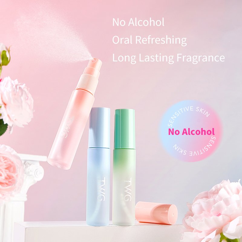 TWG OEM ODM Hot Sale Portable Mouth Refreshing Oral Care Persistent fragrance 3 Scents Probiotics Breath Refresher Oral Spray