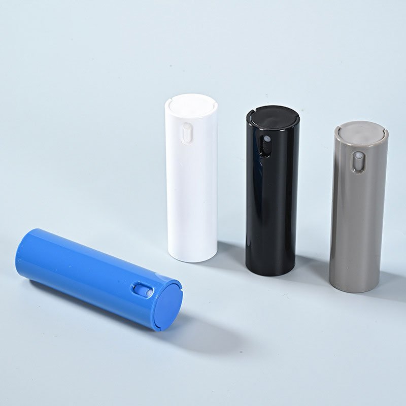 Hot sale 15ml perfume vials Sample Plastic Bottle With Plastic Spray Pump Mini Tester Bottles Breath freshener packaging bottle