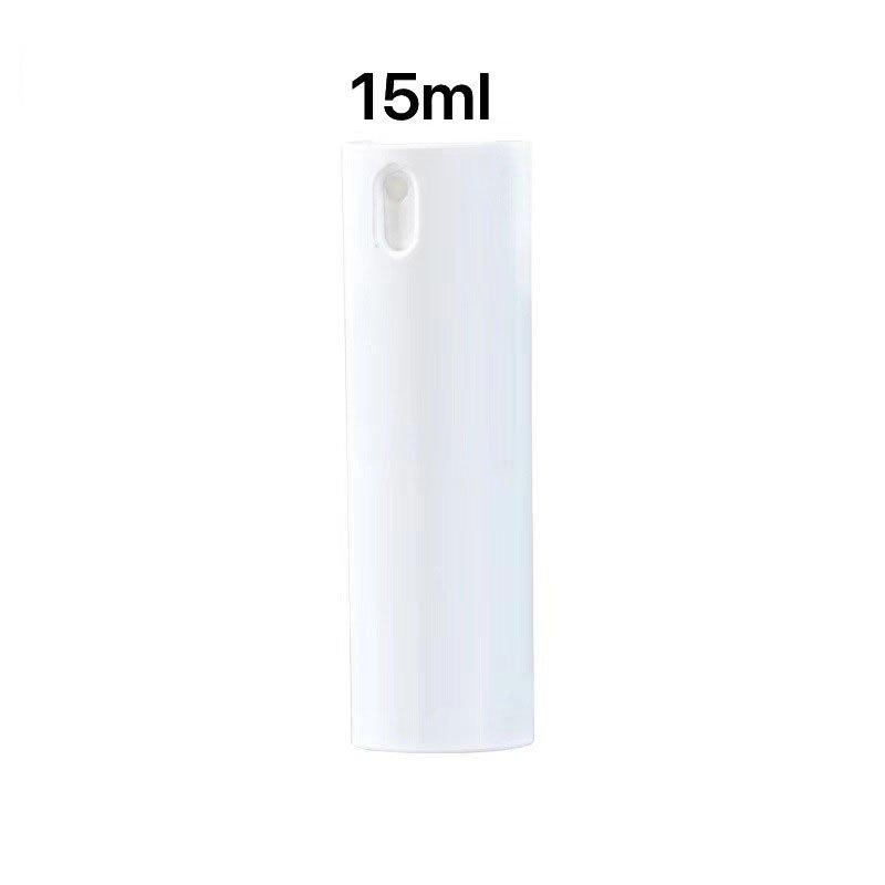 Hot sale 15ml perfume vials Sample Plastic Bottle With Plastic Spray Pump Mini Tester Bottles Breath freshener packaging bottle