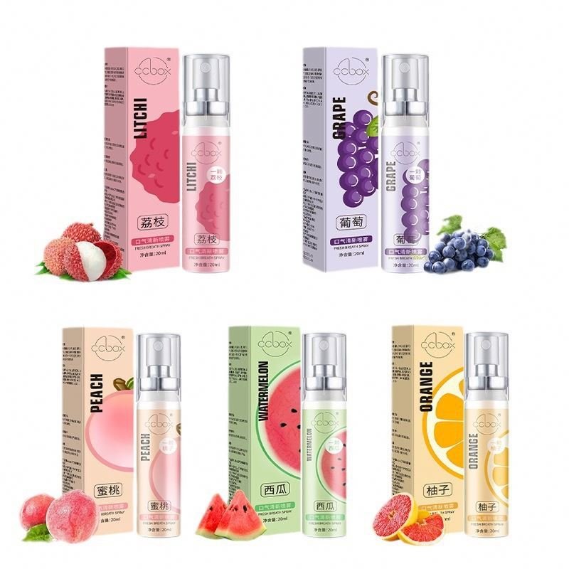 Portable Cool Mint Flavor Perfume Fresh Breath Oral Mouth Freshener Spray