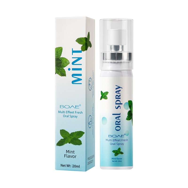 OEM Long-Lasting Portable Oral Mint Mouthwash Spray Probiotic Freshener to Remove Bad Breath