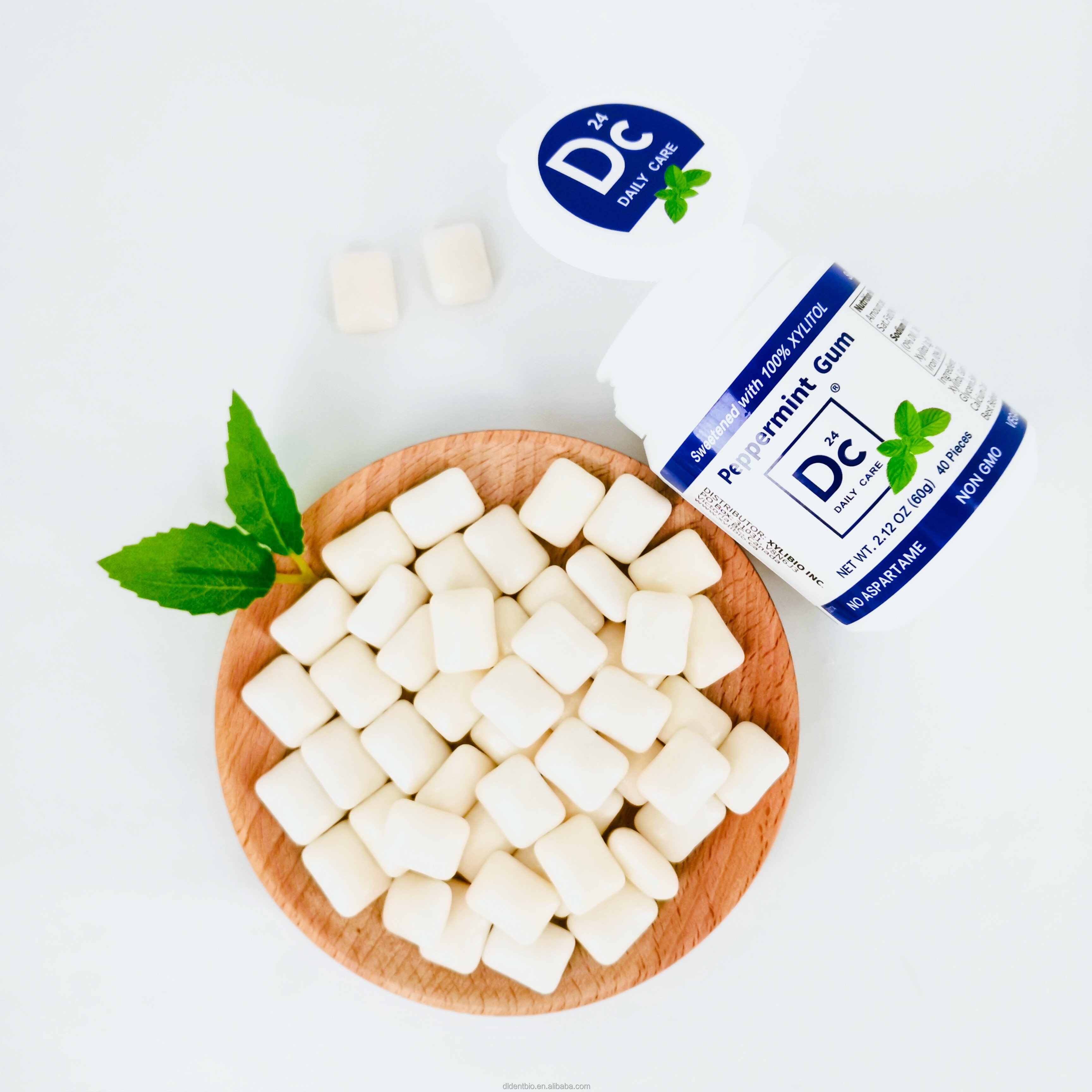 Vegan Free 100% Xylitol Oral Care Freshens Breath Chewing Gum
