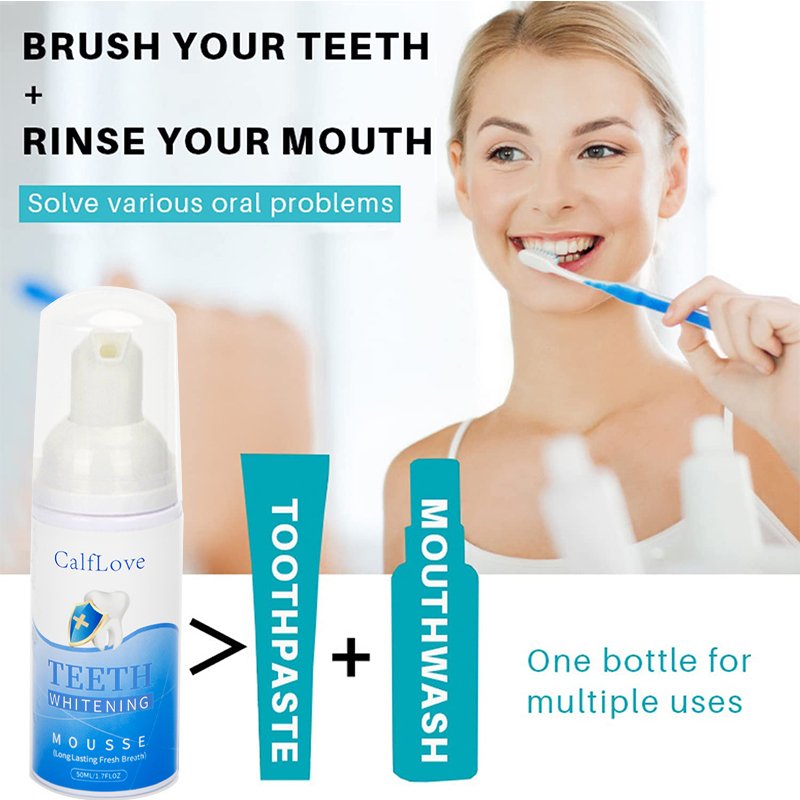 Hot Sale Natural Ingredients Added Freshening The Breath Whitening The Teeth Toothpaste Tooth Repair Mousse