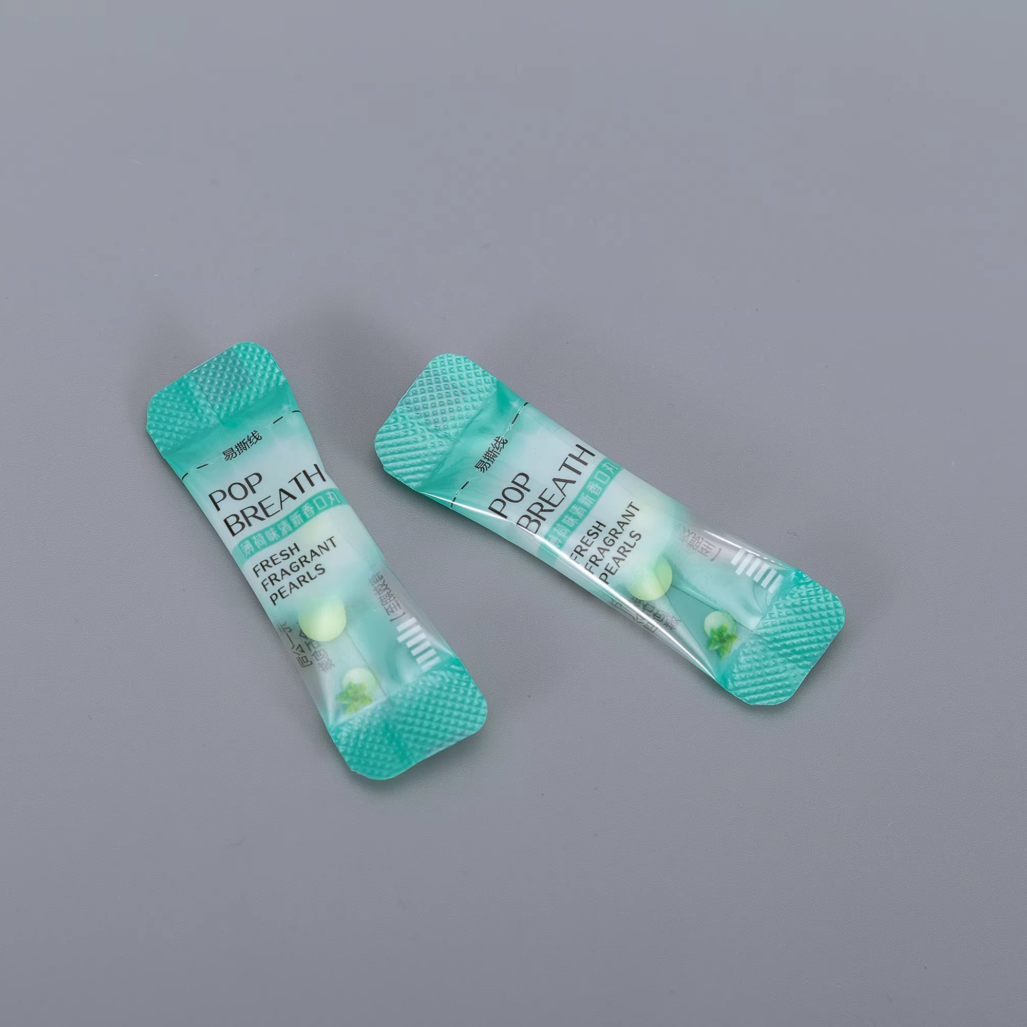 Custom Taste Fresh Burst Bead Sugar Free Cool Breath Mint Liquid Candy