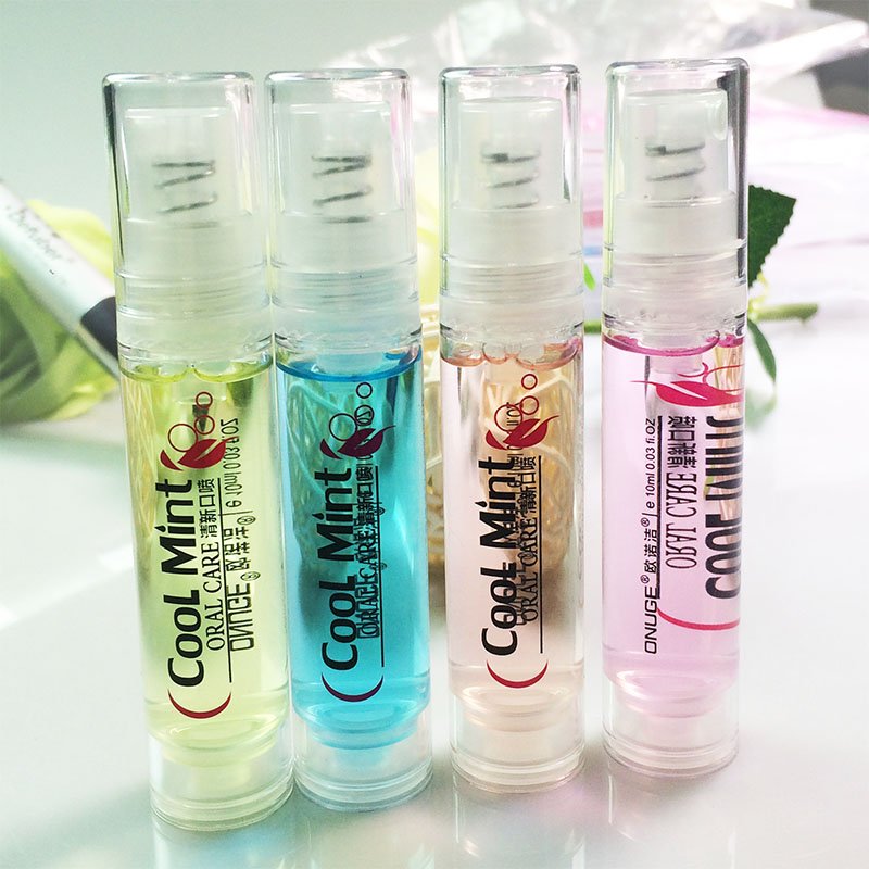 mint flavor Oral care fresh breath mouth spray for bad breath mouth freshener teeth whitening kit with vacuum small bottle