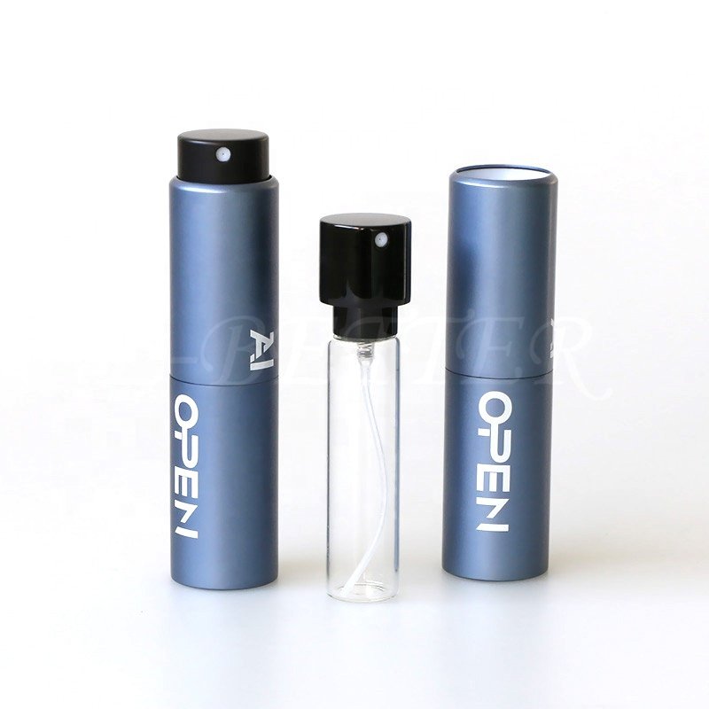 5ml Empty Aluminum metal spray bottle Pocket Mouth Breath freshener atomizer