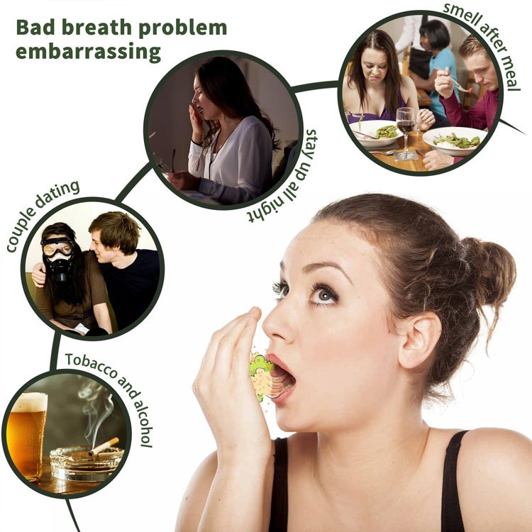 Breath Spray Oral Perfume Spray Dry Cleaning Bad Breath Odor Removal Oral Care Freshener For Mouth Spray 17ml