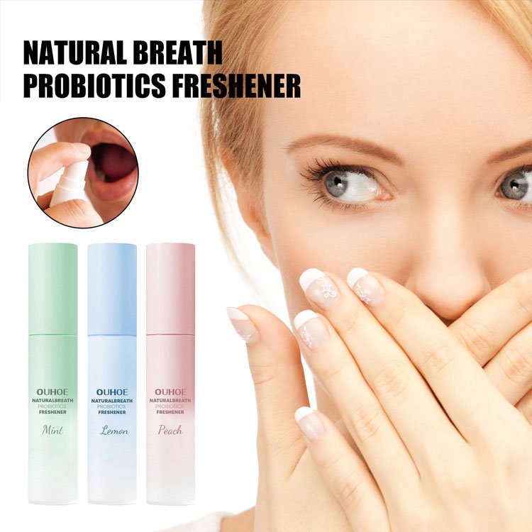 Breath Spray Oral Perfume Spray Dry Cleaning Bad Breath Odor Removal Oral Care Freshener For Mouth Spray 17ml