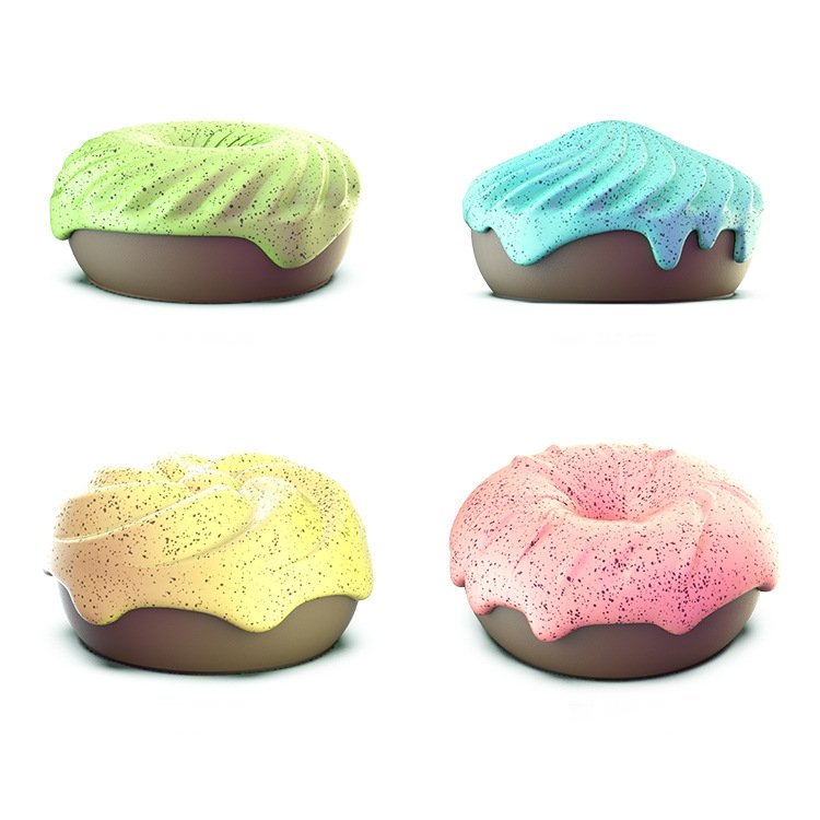 Free Sample Design Donuts Shape Pet Deodorant Aroma Dog Kennel Dog Toilet Cats Urine Deodorant