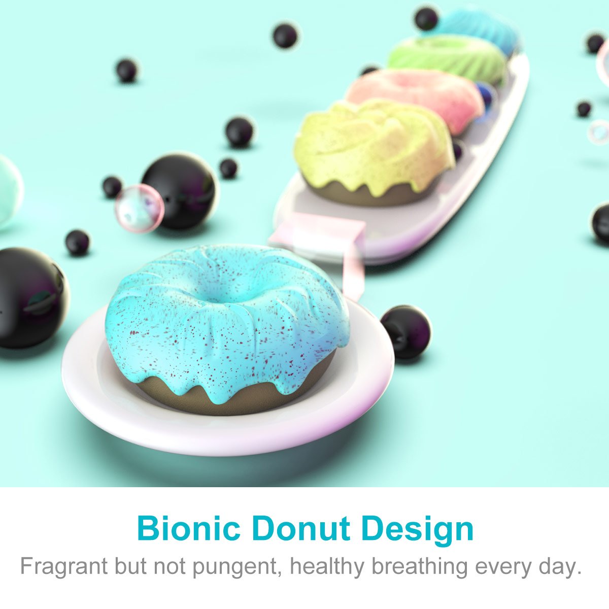 Free Sample Design Donuts Shape Pet Deodorant Aroma Dog Kennel Dog Toilet Cats Urine Deodorant