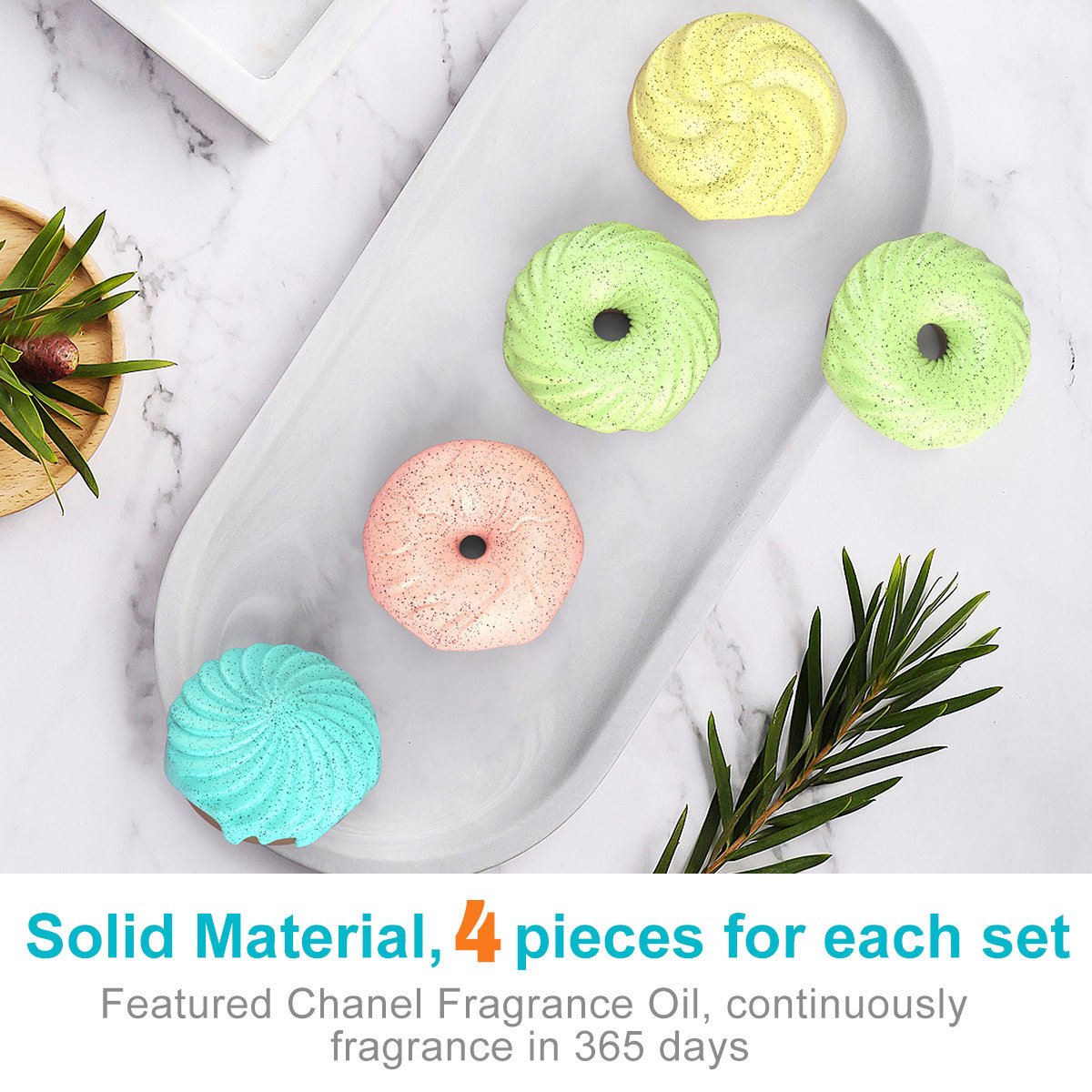 Free Sample Design Donuts Shape Pet Deodorant Aroma Dog Kennel Dog Toilet Cats Urine Deodorant