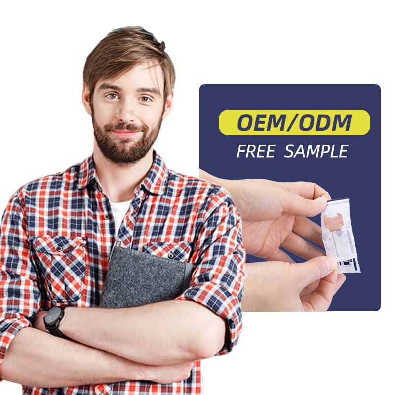 label customized Better Breathing Right Nose Strips/ Stop Snoring Anti Snore Sleep Customized Nasal Strips fast delivery
