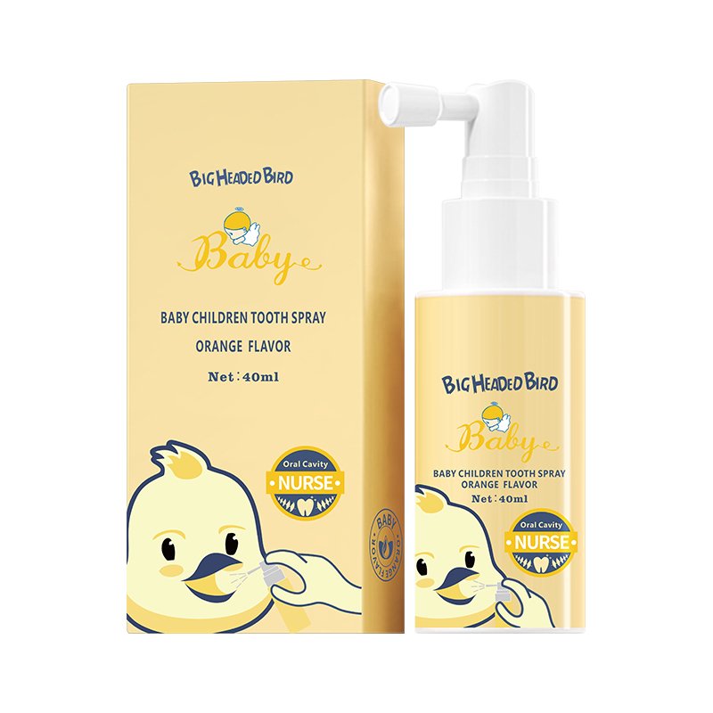 anti cavity oral care strawberry orange flavor breath freshener fresh natural clean taste for baby children tooth spray