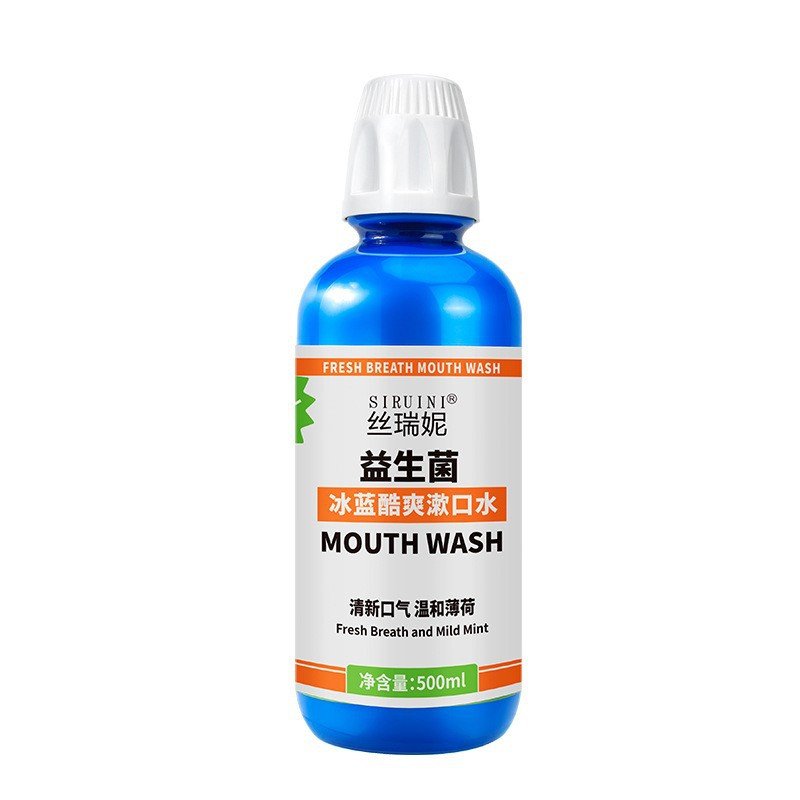 wholesale Teeth Whitening Mouth Wash Probiotic Ice Blue Cool Therabreath Mouthwash Oral Care Products Bad Breath Fresheners