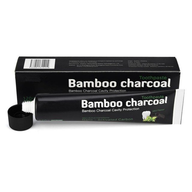 Wholesale bulk bamboo charcoal activated carbon toothpaste smokers tooth paste mouth freshener whitening