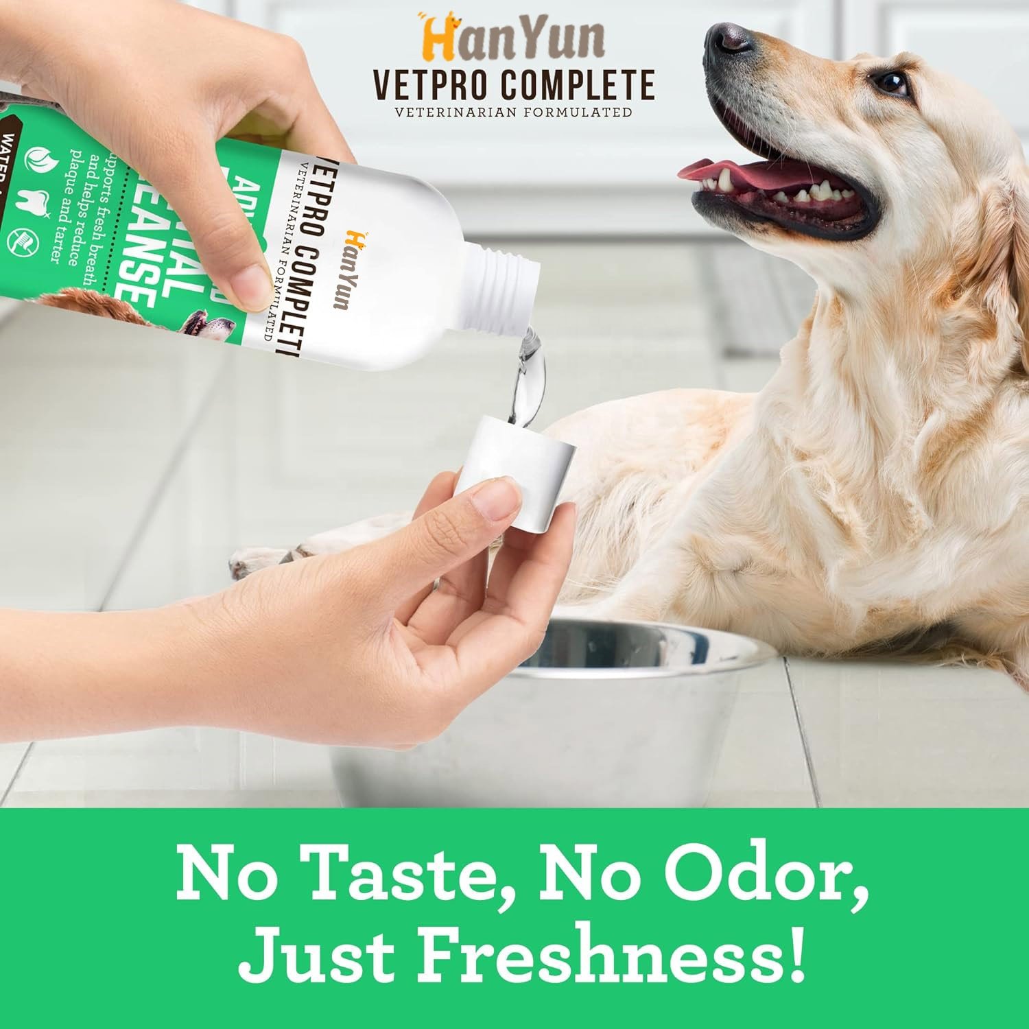 OEM/ODM Oral Dental Water Additive For Dog&Cat to Keep Teeth&Gums Healthy, Freshens Breath, Fight Pet Plaque & Tartar, Fuss-Free
