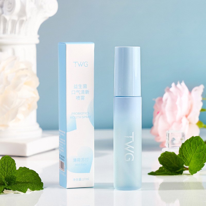 17ML Breath Spray Fresh Oral Care Fruit Mint Flavor Mouth Spray Portable Perfume Breath Spray Remove Bad Breath