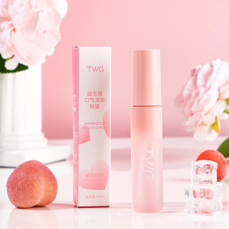 17ML Breath Spray Fresh Oral Care Fruit Mint Flavor Mouth Spray Portable Perfume Breath Spray Remove Bad Breath