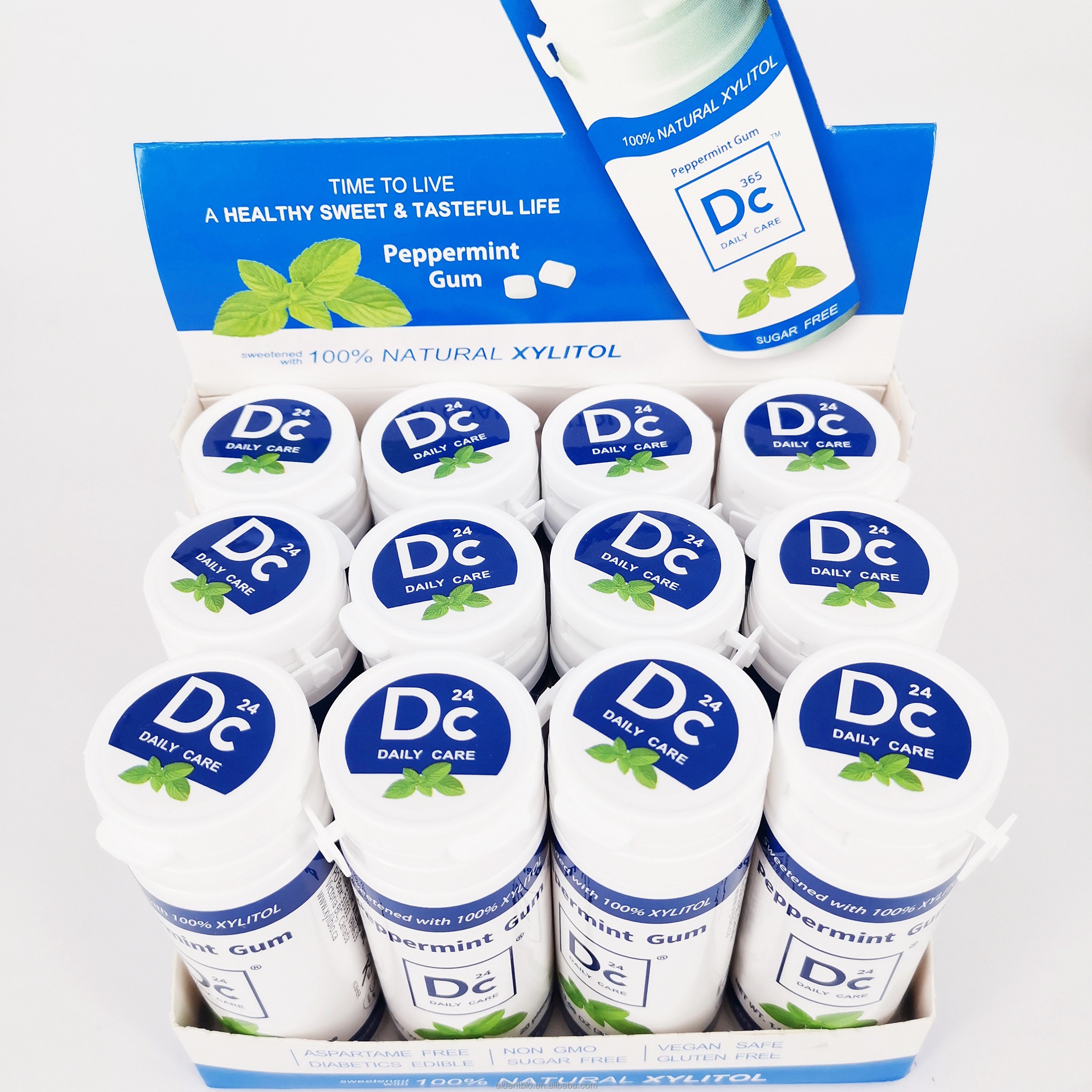 Suitable for Kids Teeth Sugar Free 100% Xylitol Oral Care Chewing Gum