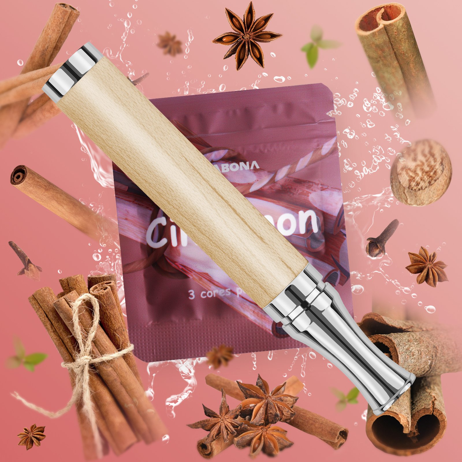 Anxiety Accessories Lavender Aromatherapy Natranal Aroma Pen Necklace Diffuser Smoke Training Inhaler For Sleep And Relaxation