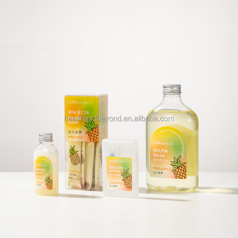 health&beyond Original 2 Bottle Pack 750ml Freshen Your Breath Herbal Product Eco Friendly Alcohol Free mouth wash