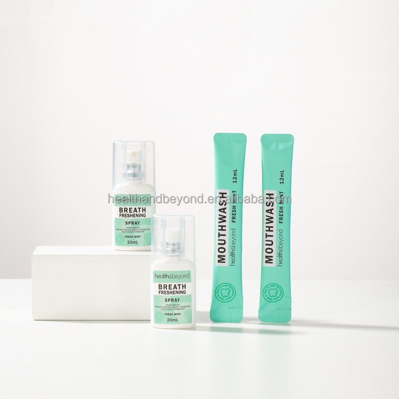 health&beyond Original 2 Bottle Pack 750ml Freshen Your Breath Herbal Product Eco Friendly Alcohol Free mouth wash