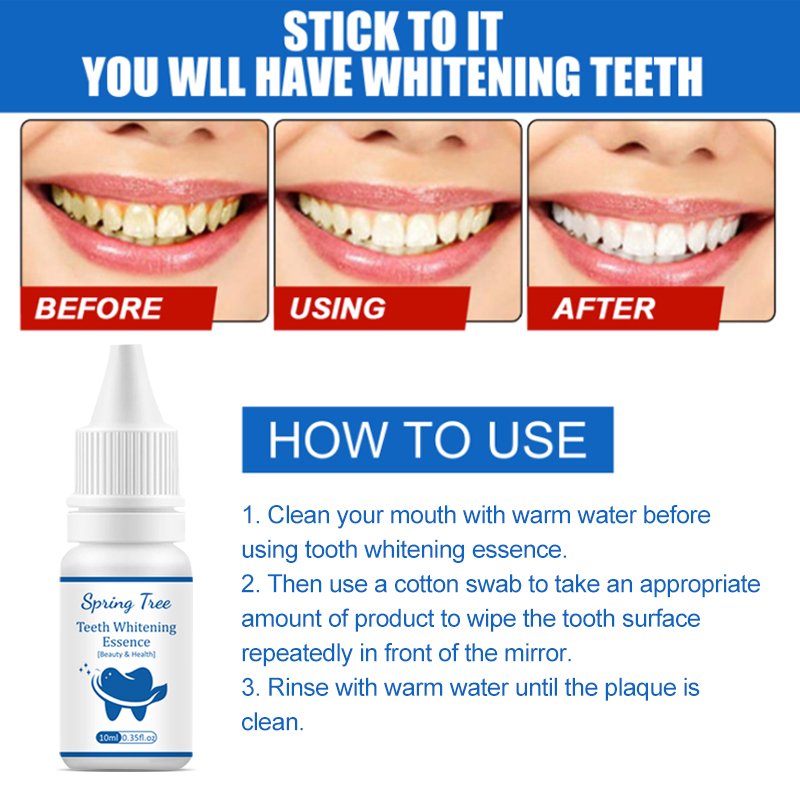 Teeth brightening whitening mousse foam anti-moth mouth cleaning serum for yellow smoking dirt teeth