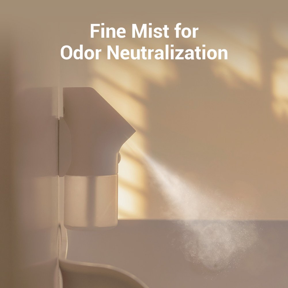 Cheerble Automatic IR Sensor Rechargeable Air Fresh Smart Deodorizer Set