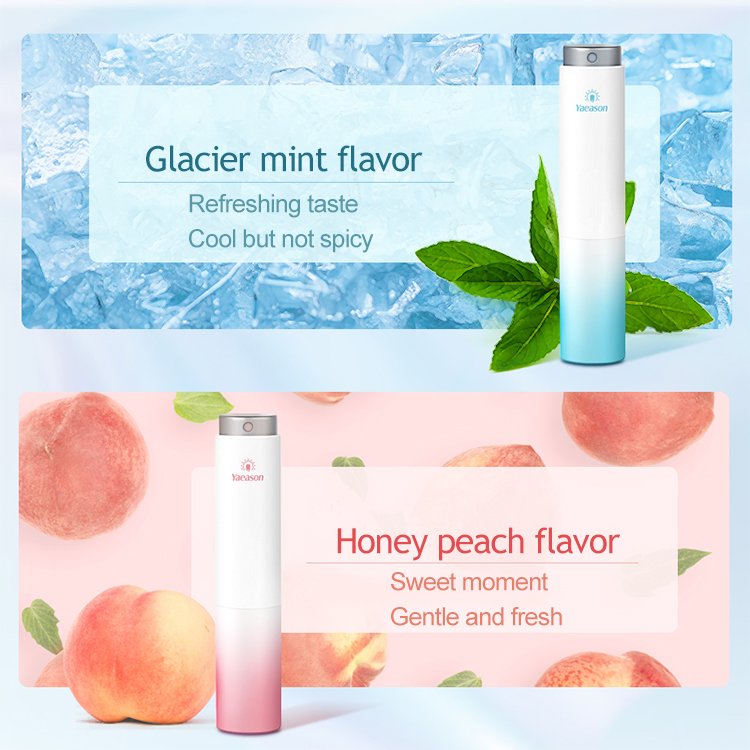 Wholesale High Quality Multi flavor Oral Care Breath Freshening Mouth Spray For Bad Breath