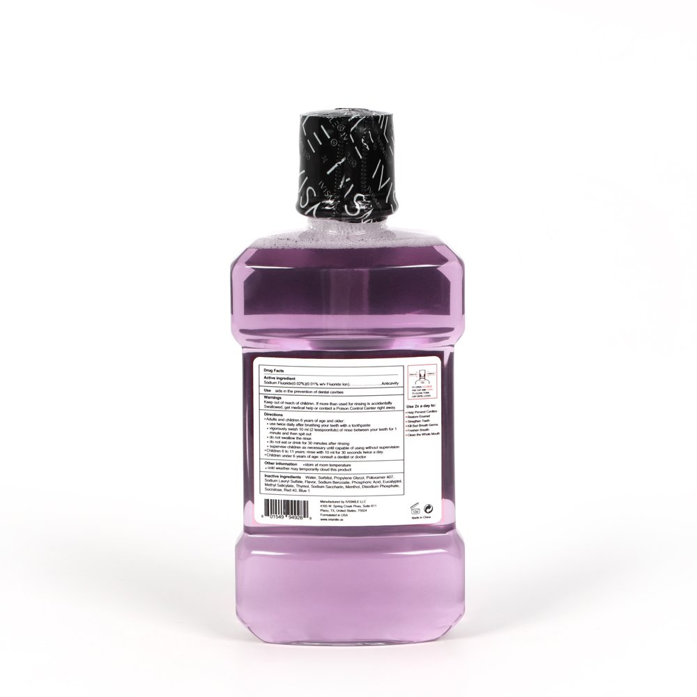 250ml Mouth Wash Cool Mint Mouthwash Peppermint Mouthwash for Bad Breath and Enamel Strength