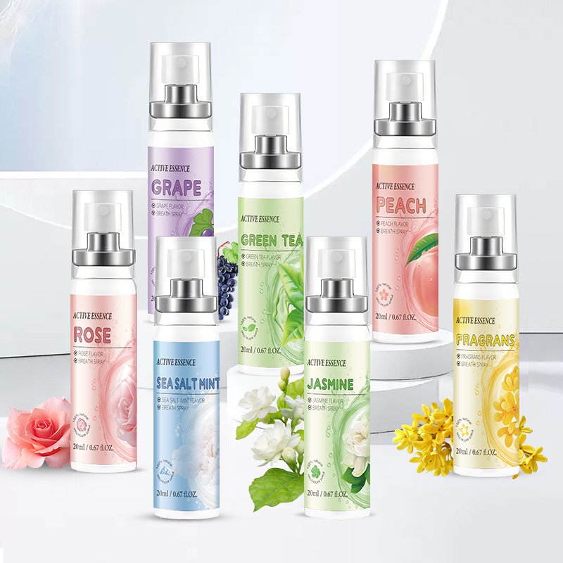 Portable oral freshener disposable English package Spray spray to freshen your breath
