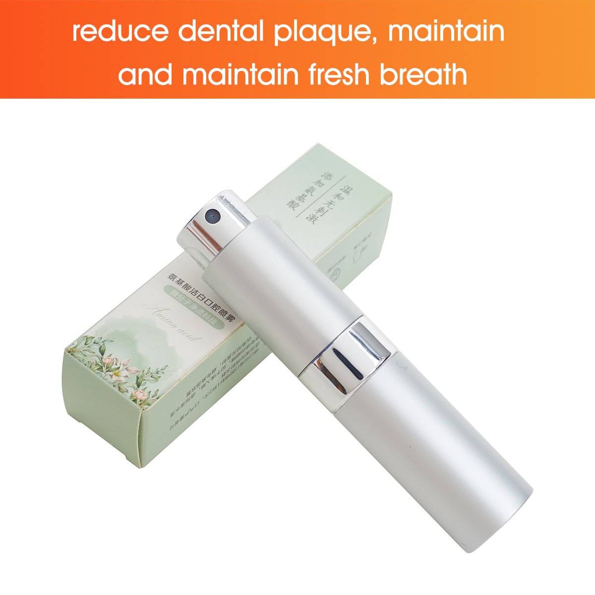 OEM Customized Portable Breath Freshener Herbal Whitening Oral Spray Natural Unisex Mouth Mint Fresh Breath 10ml 5000